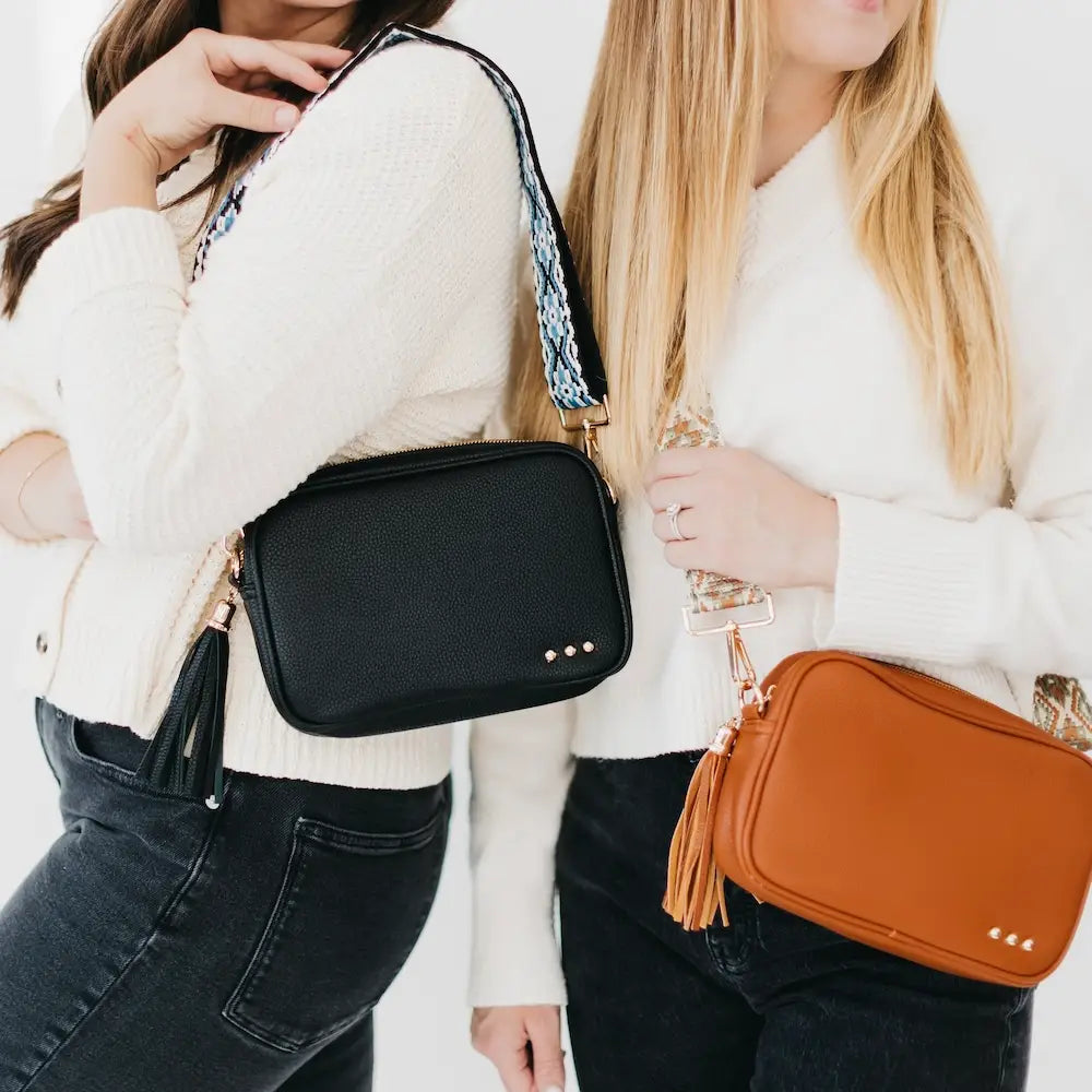 Willow Camera Crossbody Bag in Brown