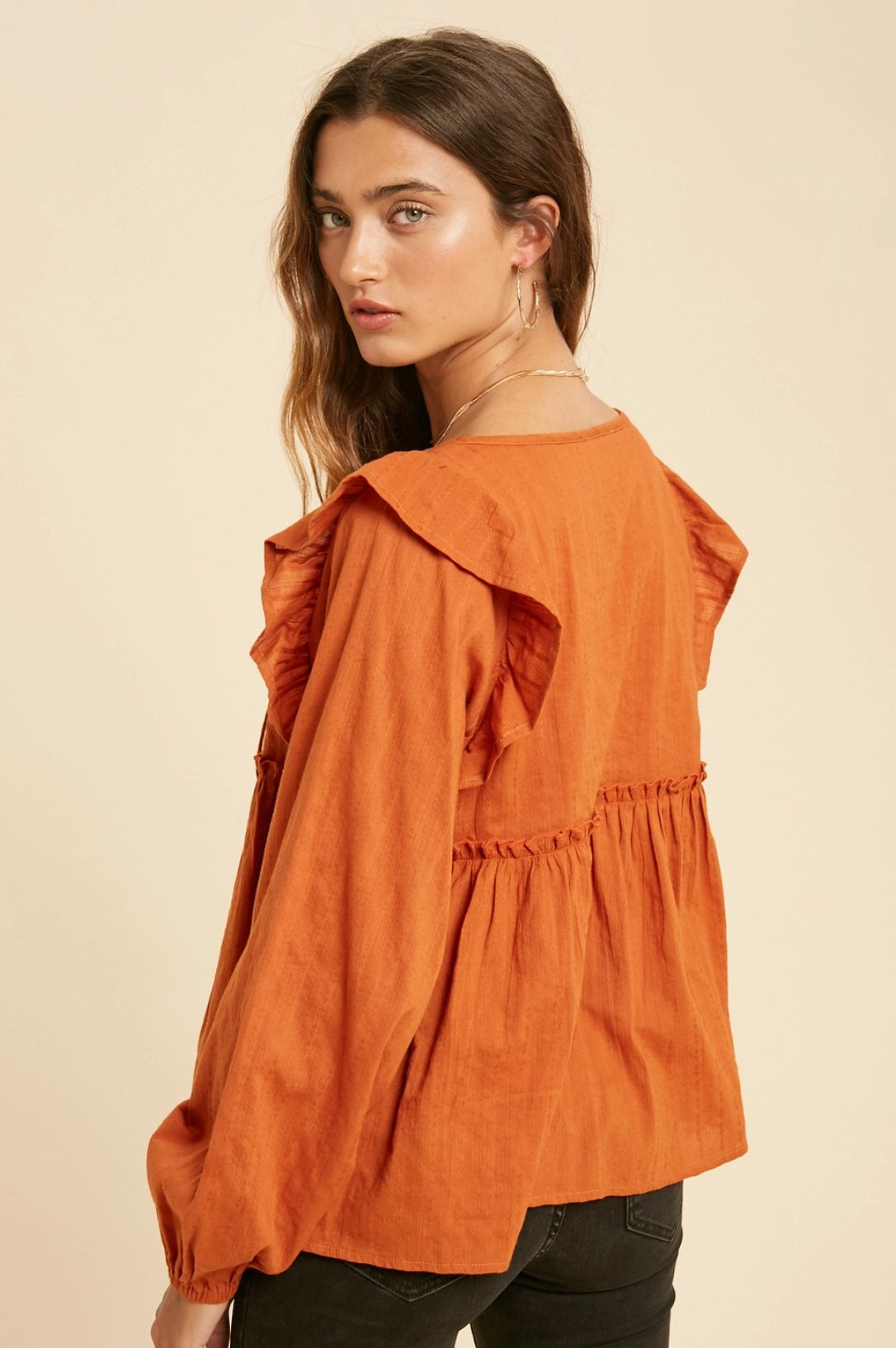 Tangerine Tango Blouse