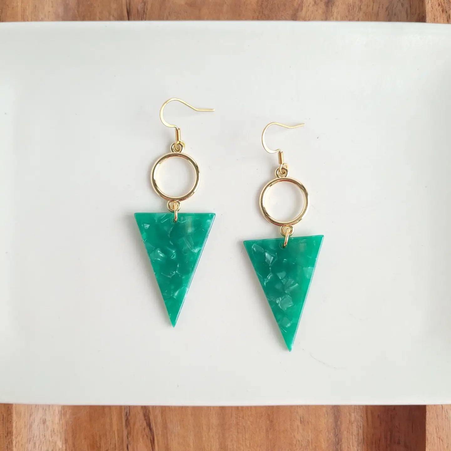 Olivia Green Earrings