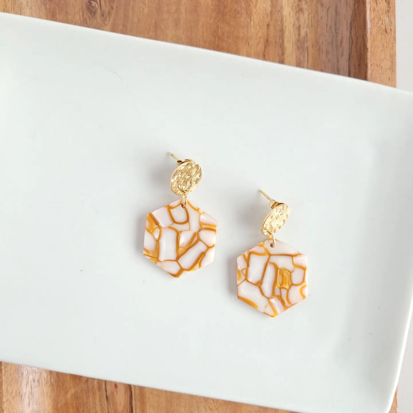 Roxy Earrings in Pumpkin Spice