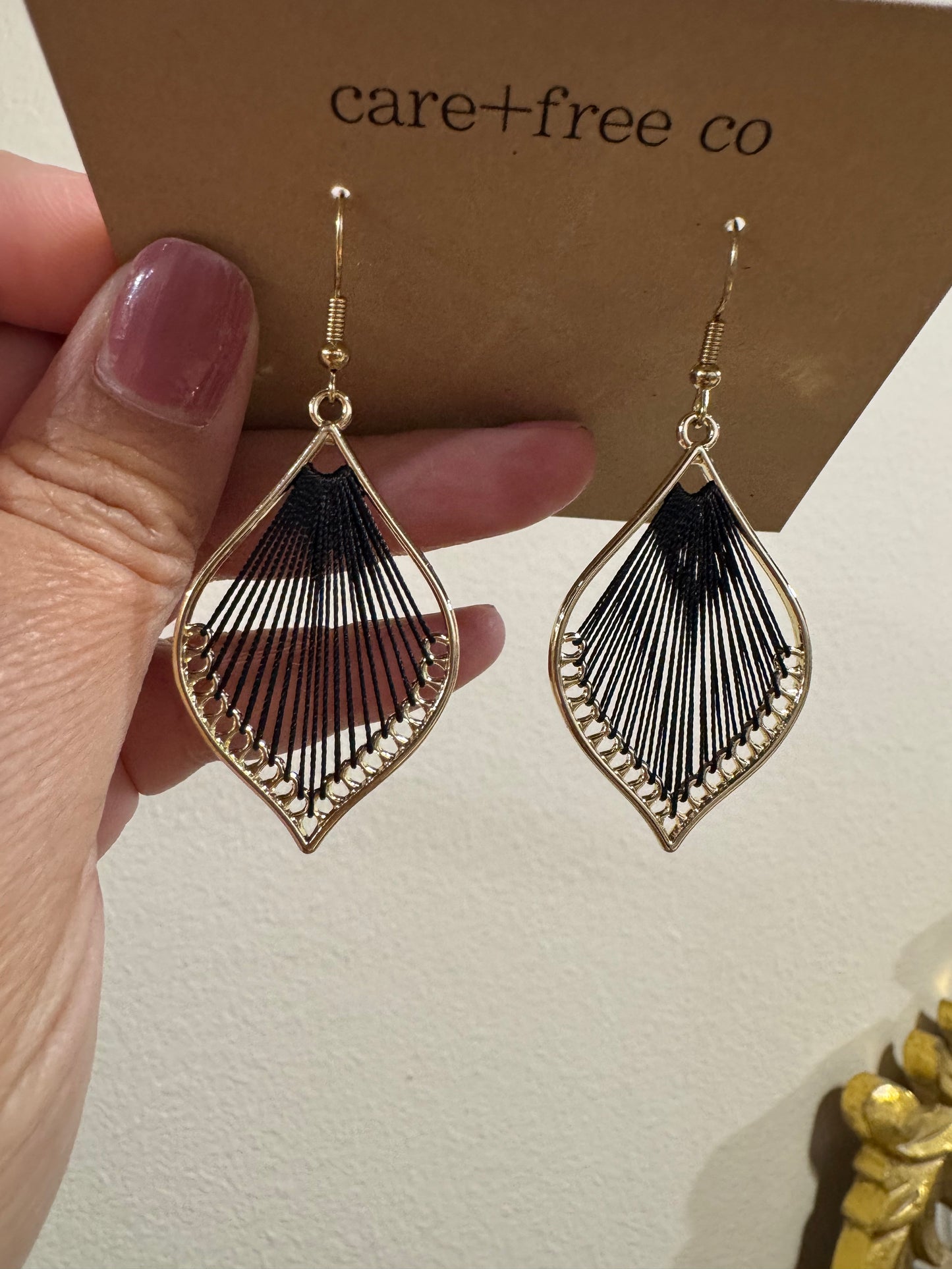Woven Tear Earrings