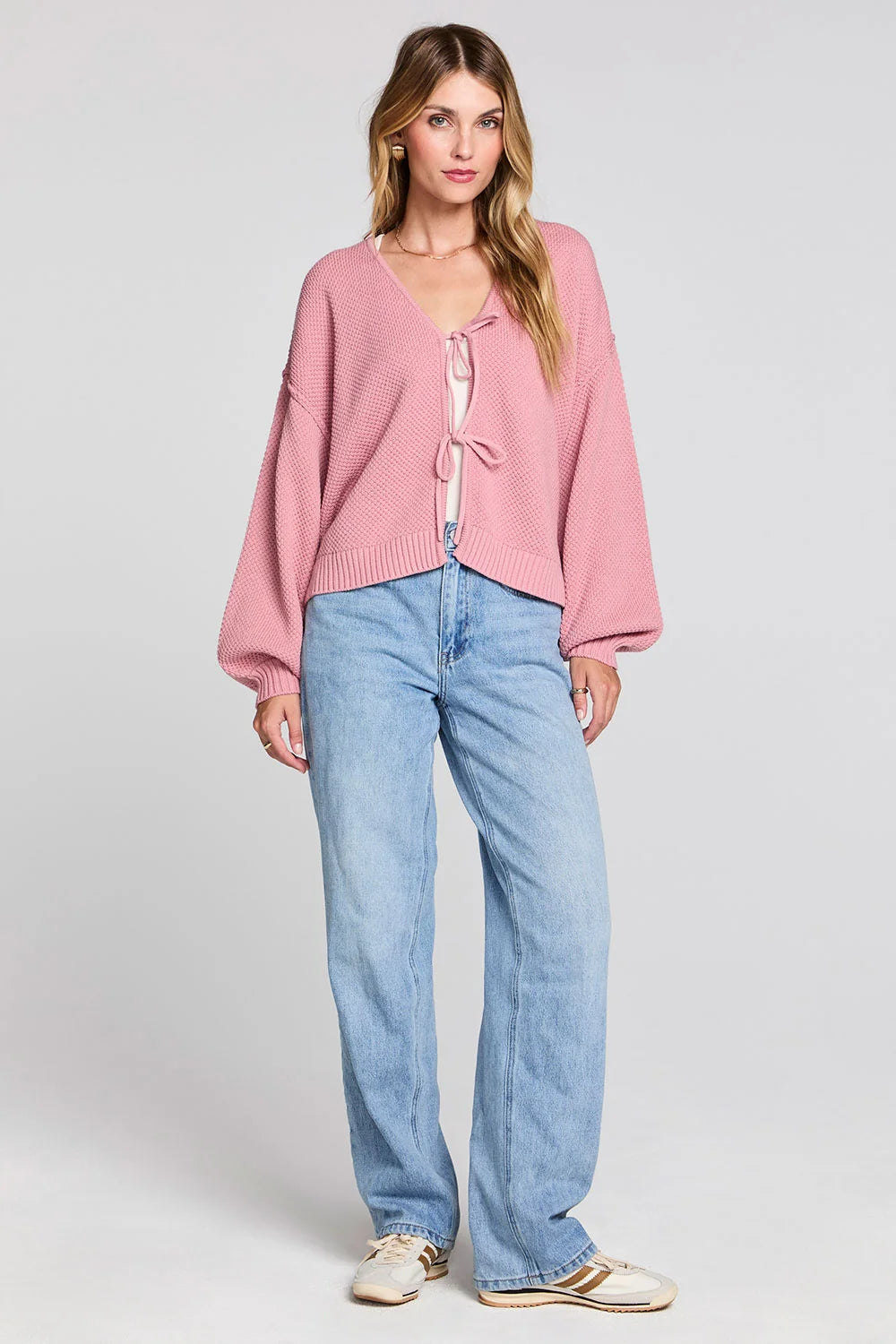 Ellyn Cardigan Sweater in Mulberry
