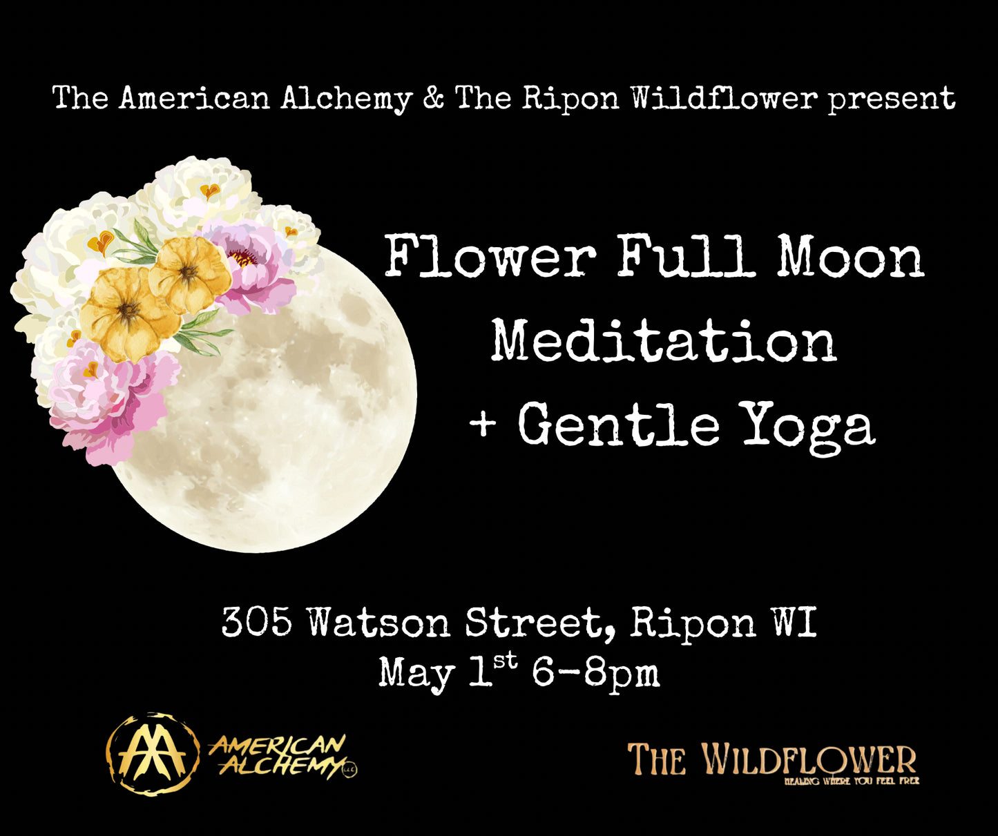 Flower Full Moon Meditation + Gentle Yoga