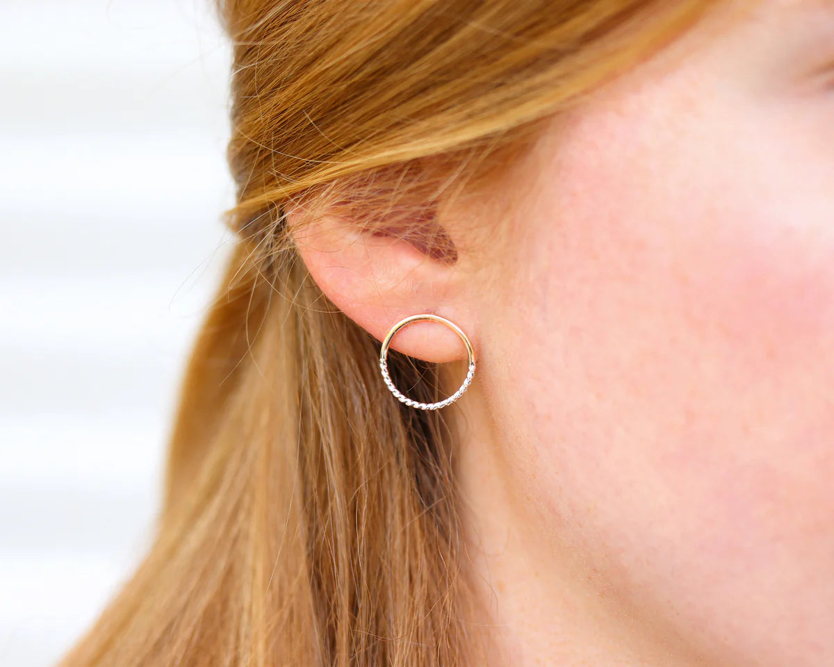 Mixed Circle Studs