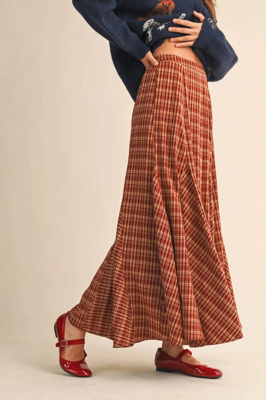 Godet Maxi Skirt