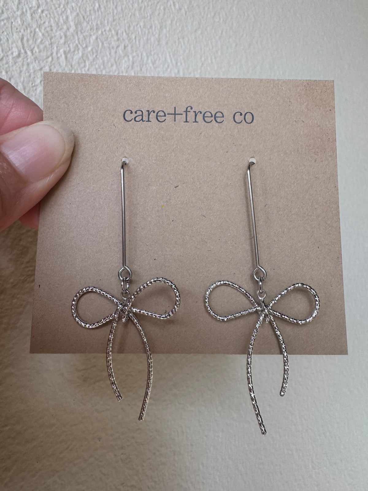Drop Bow Earrings