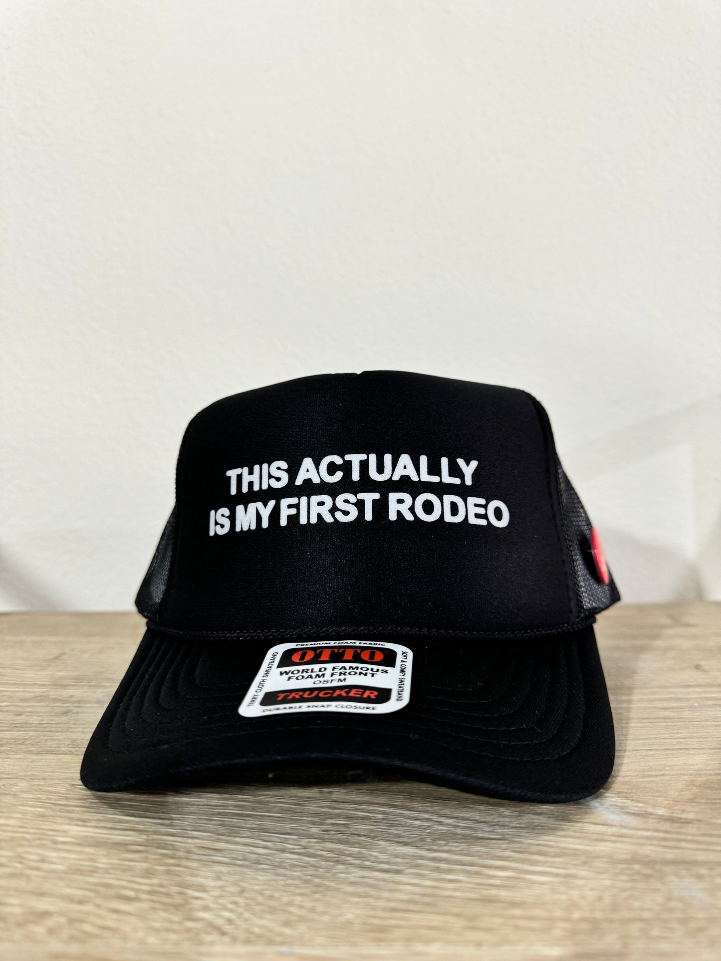 1st Rodeo Snapback Hat in Black