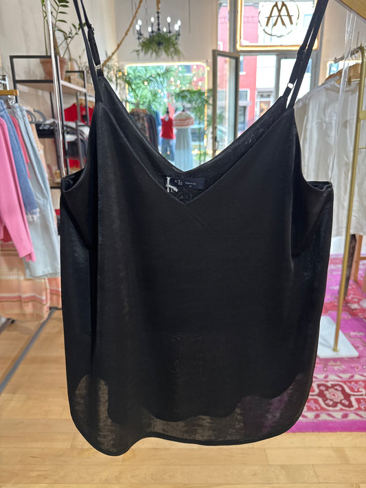 Satin Cami in Black
