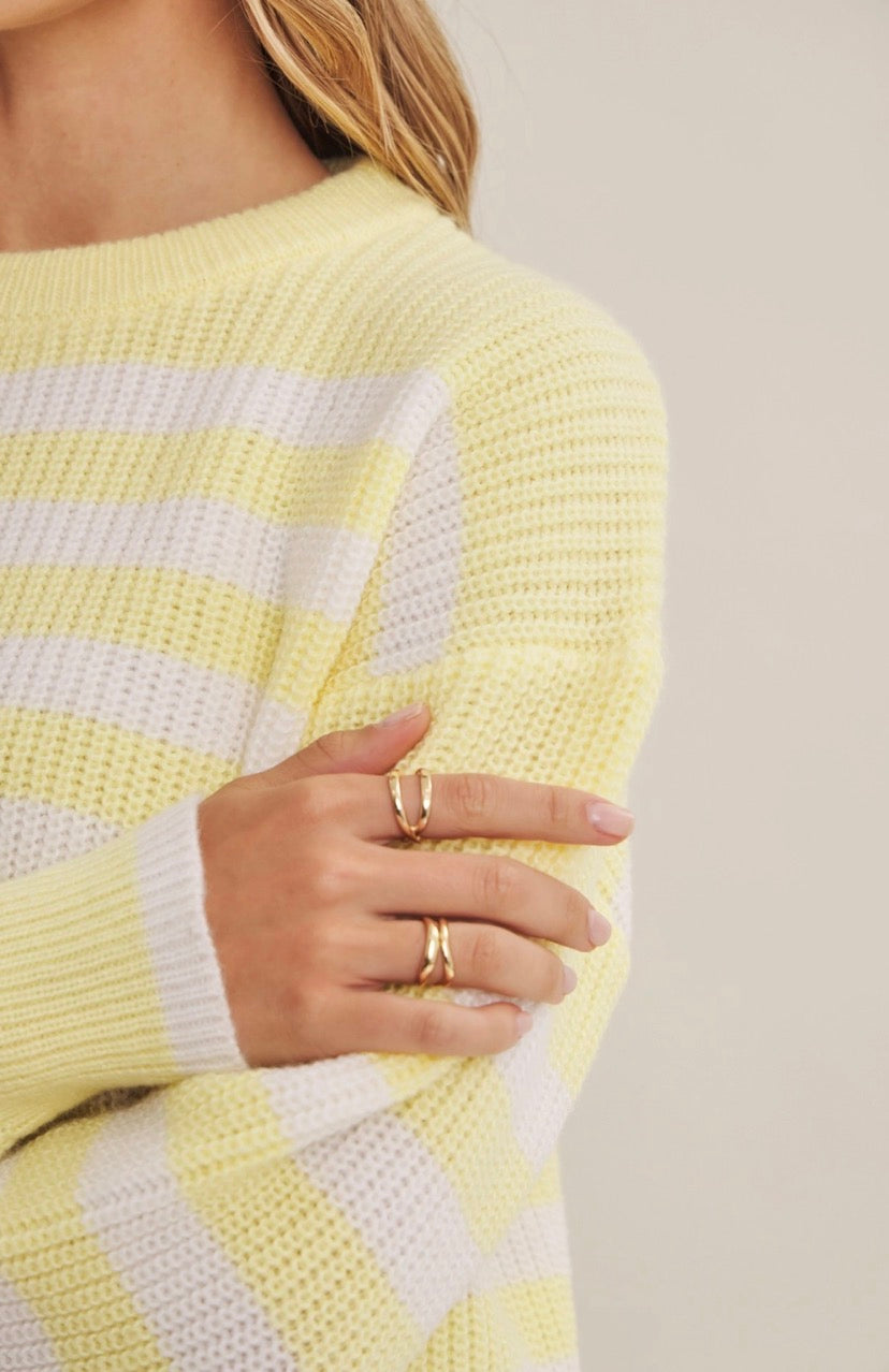 Sunshine Stripe Pullover Sweater