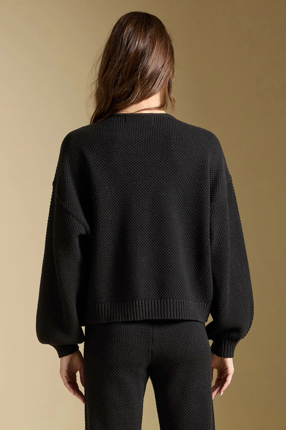 Ellyn Cardigan Sweater in Black