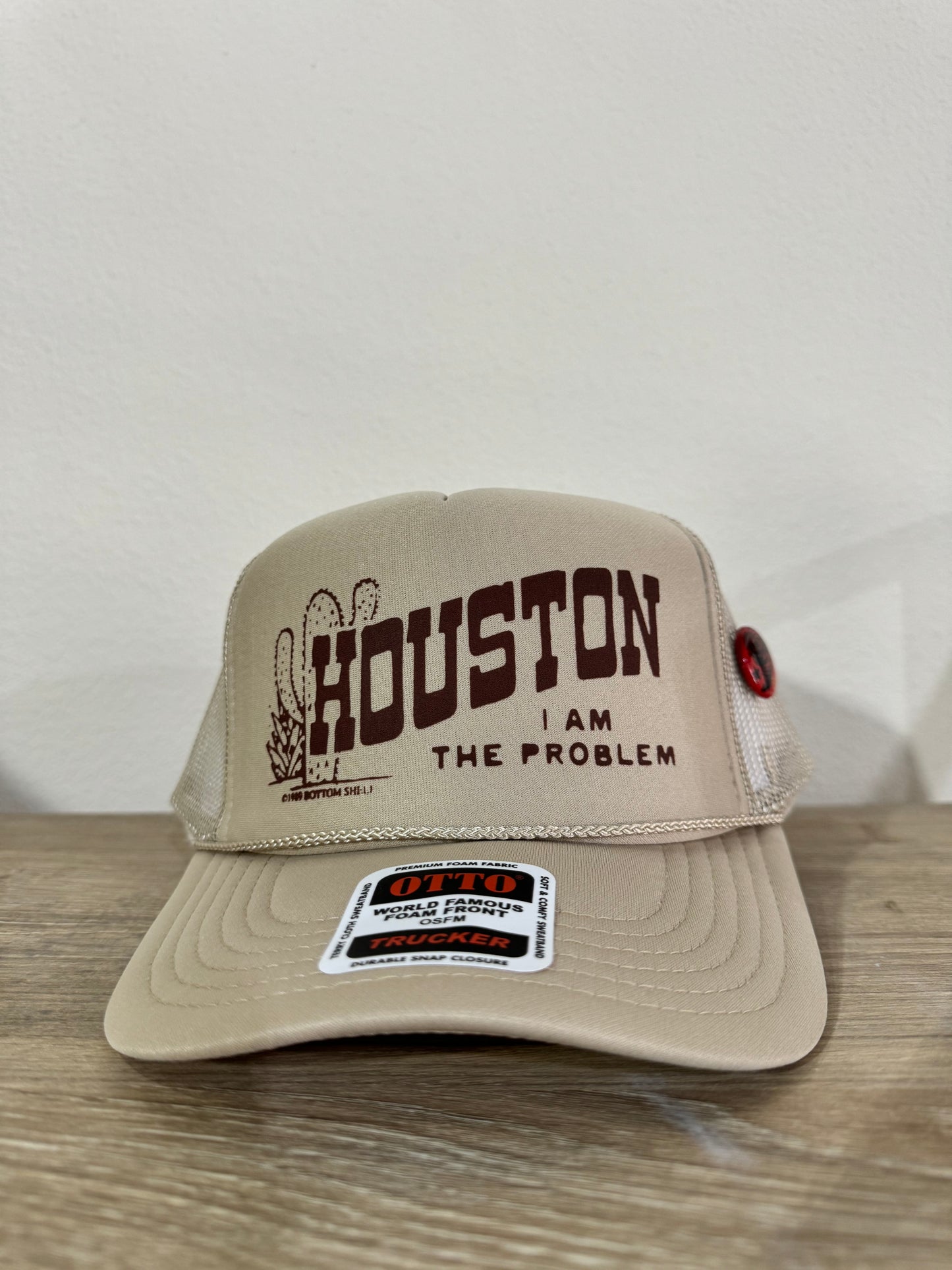 Houston Snapback Hat in Sand