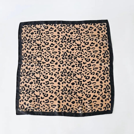 Alice Square Scarf in Leopard