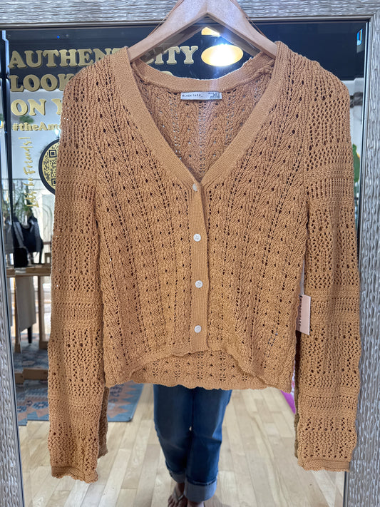 Cardigan in Apricot