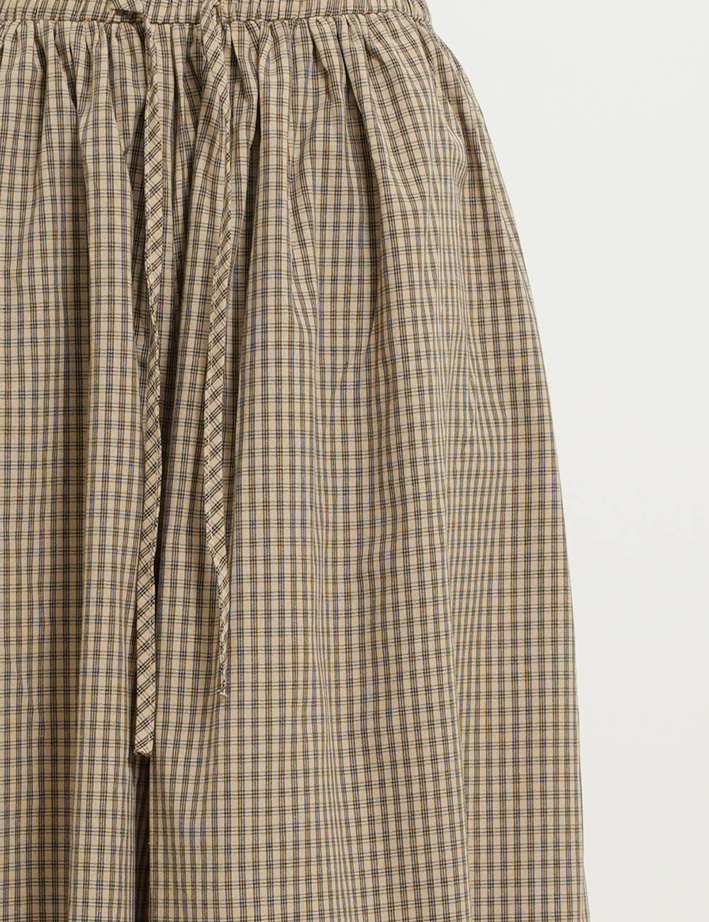 Checked Lantern Pants