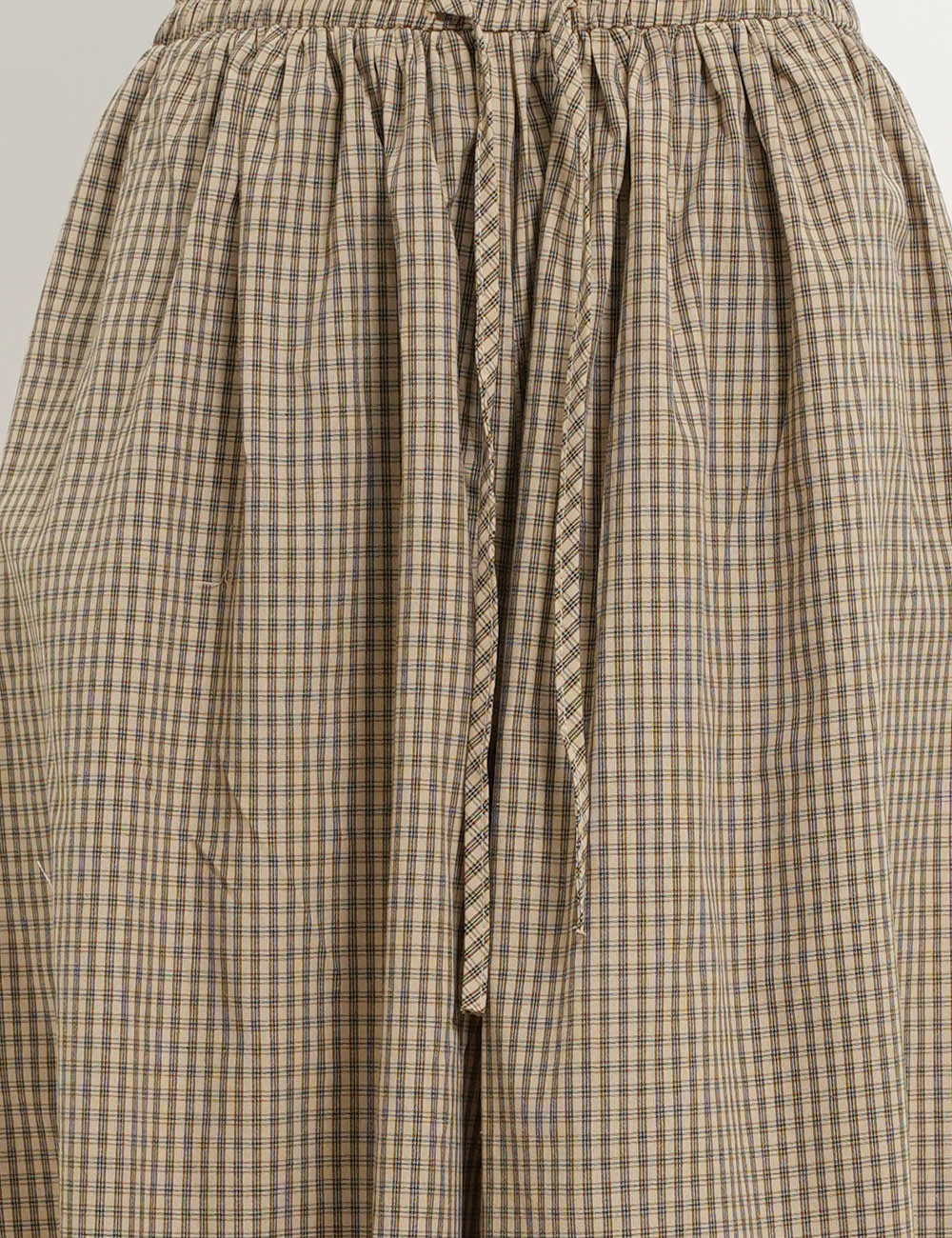 Checked Lantern Pants