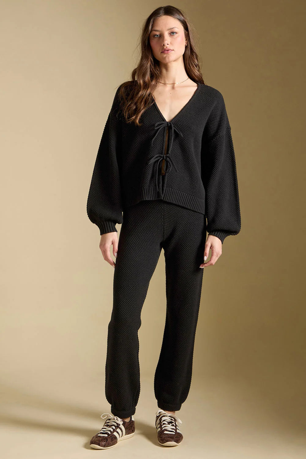 Ellyn Cardigan Sweater in Black