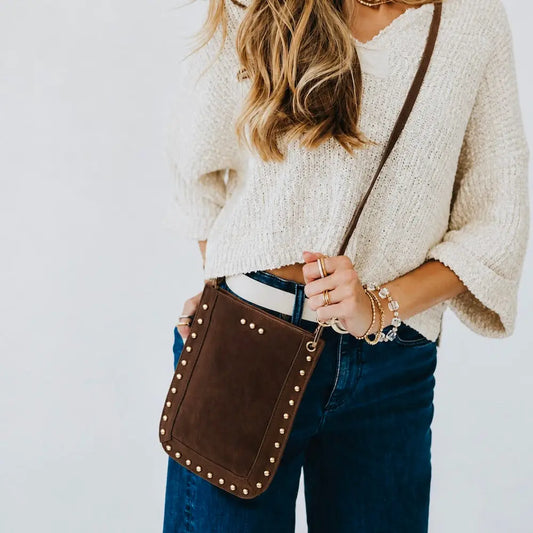 Shelby Suede Phone Bag