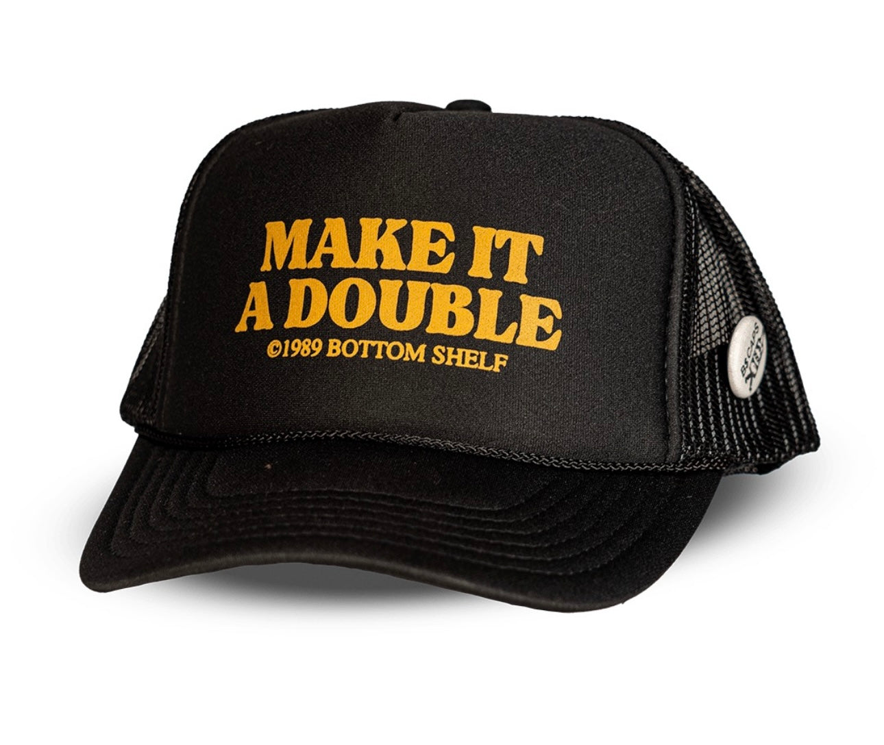 Make it a Double Snapback Hat in Black