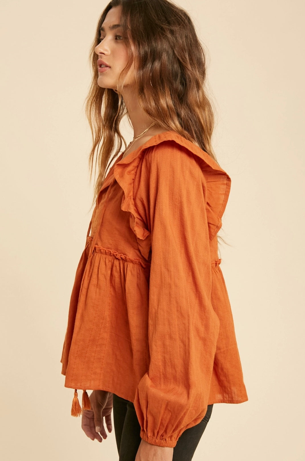 Tangerine Tango Blouse