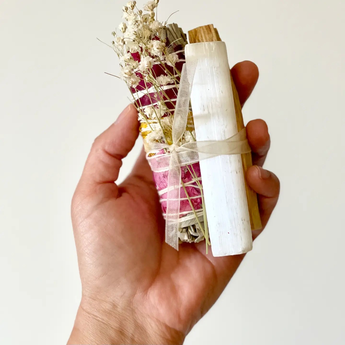 Healing Floral Sage Smudge Bundle | Purification Ritual