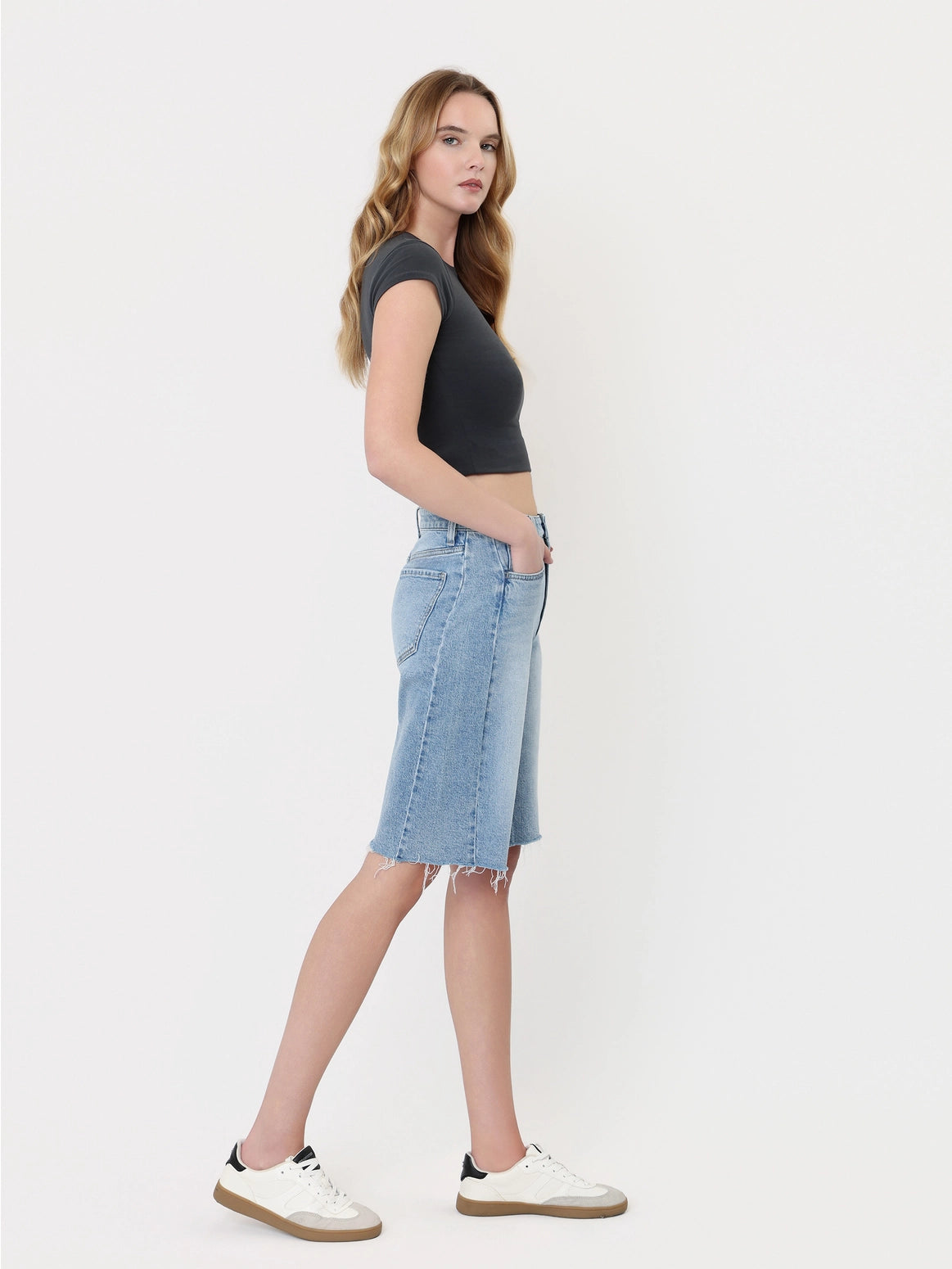 Super High Rise Side Panel Jort