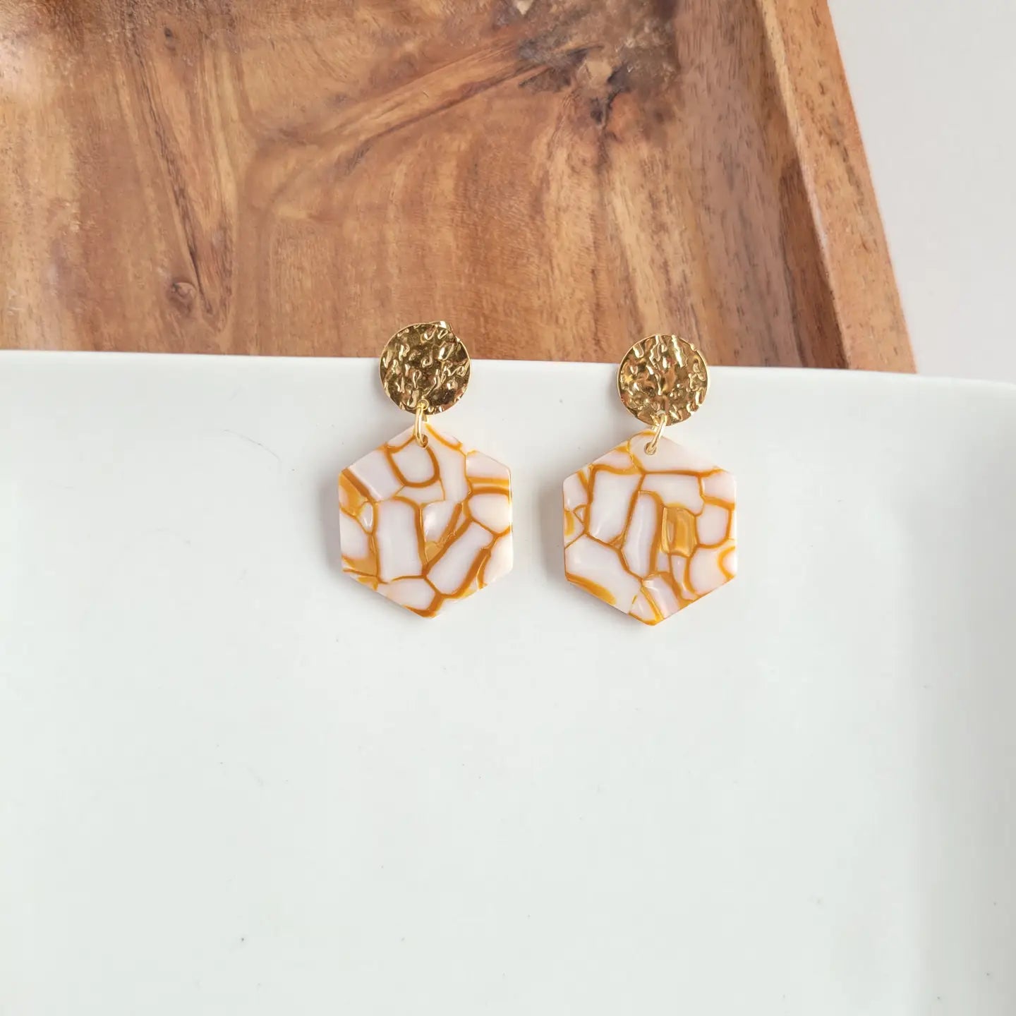 Roxy Earrings in Pumpkin Spice