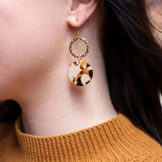 Rylee Earrings in Caramel Latte