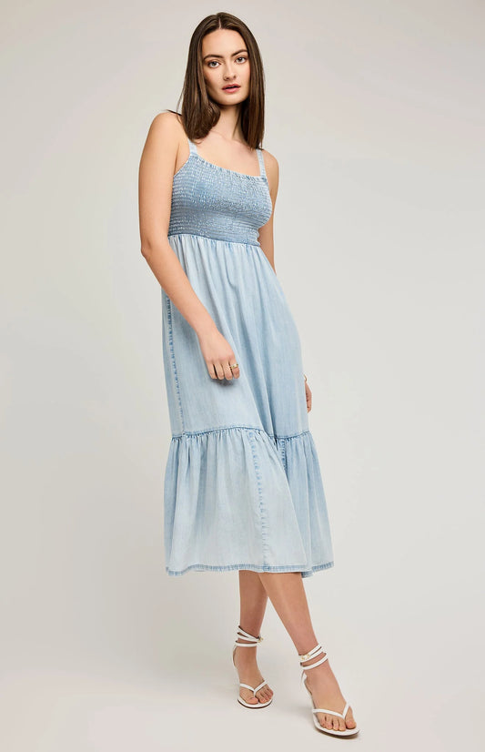 Nova Chambray Maxi Dress