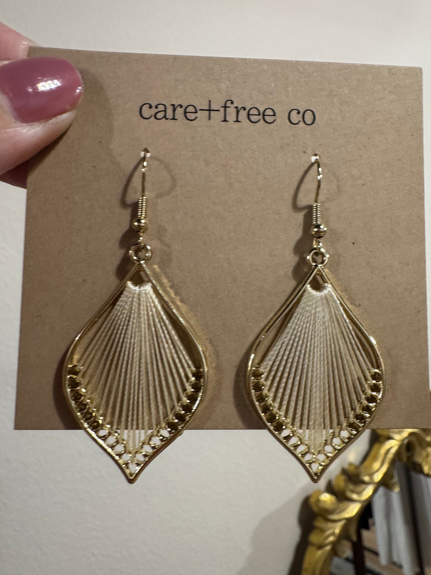 Woven Tear Earrings