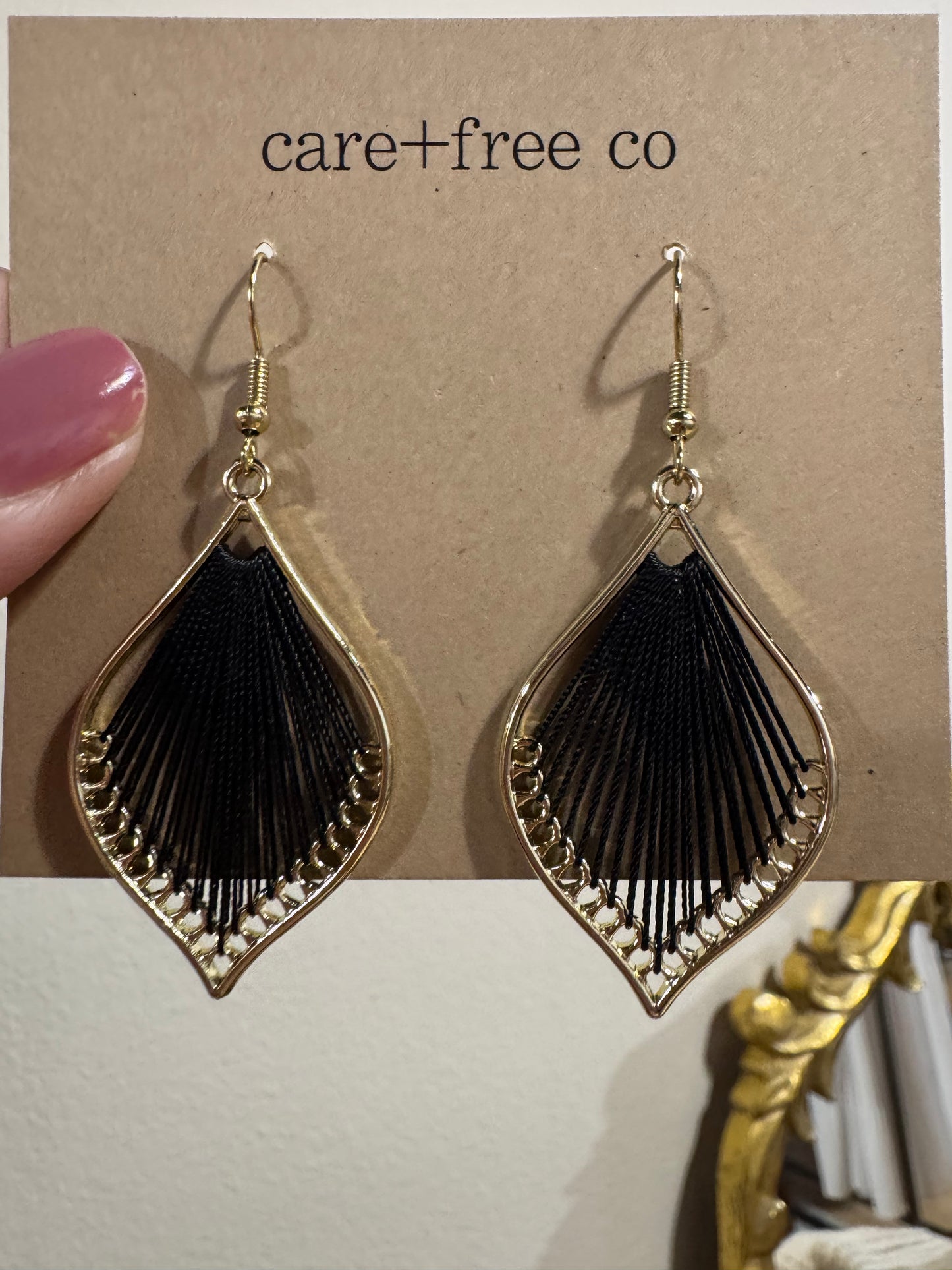 Woven Tear Earrings