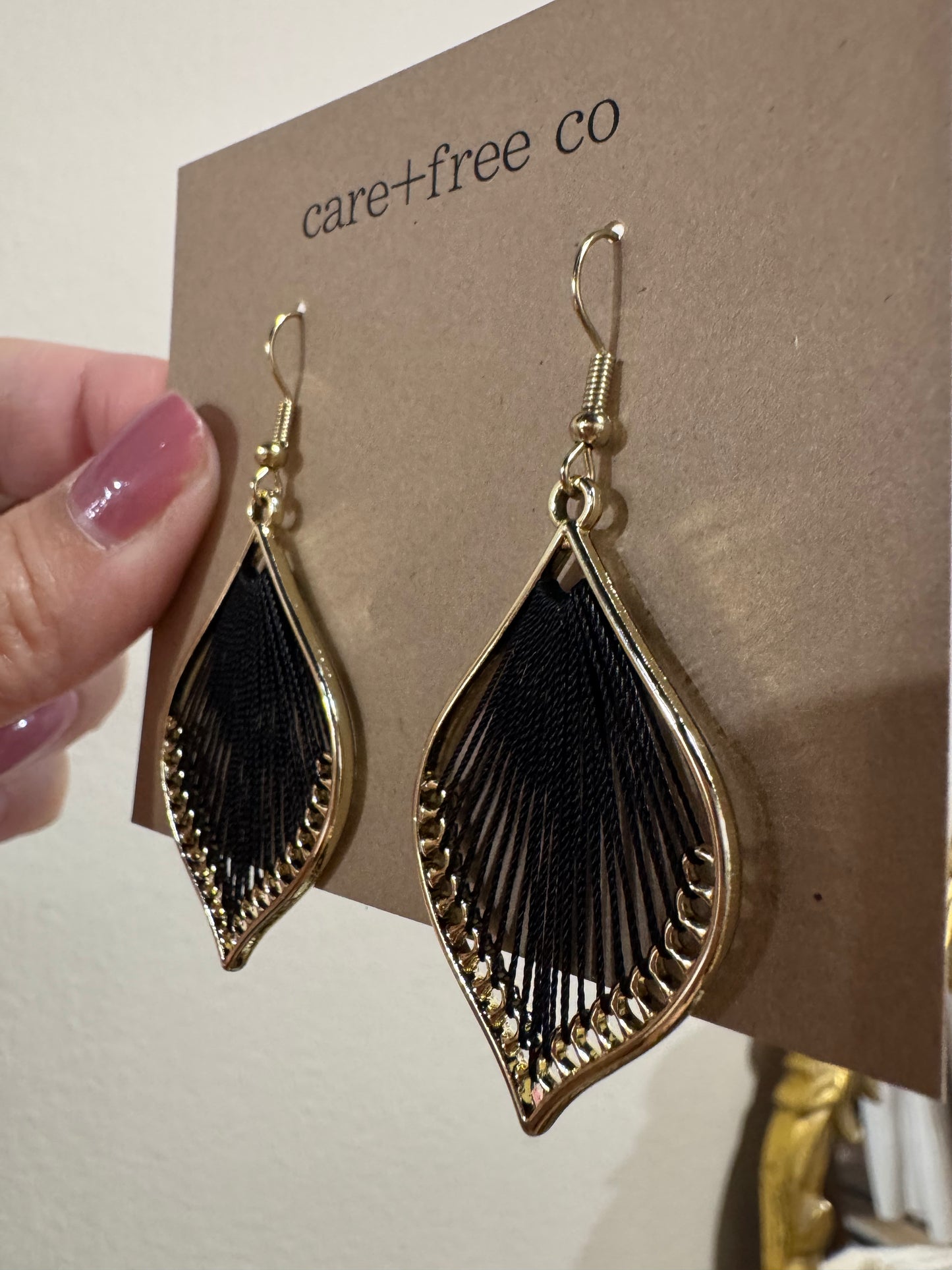 Woven Tear Earrings