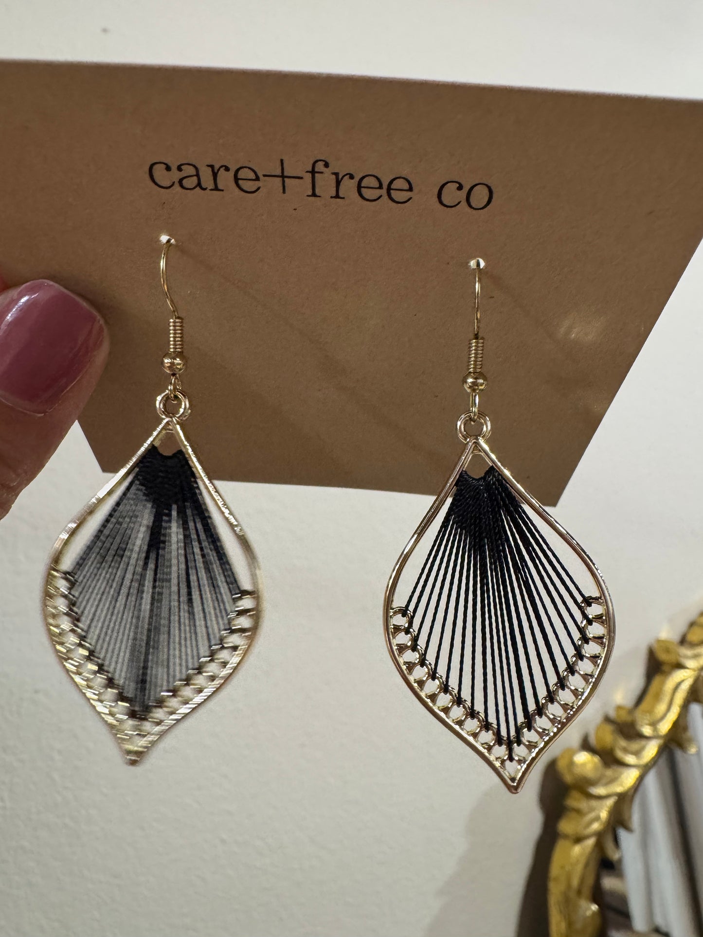 Woven Tear Earrings