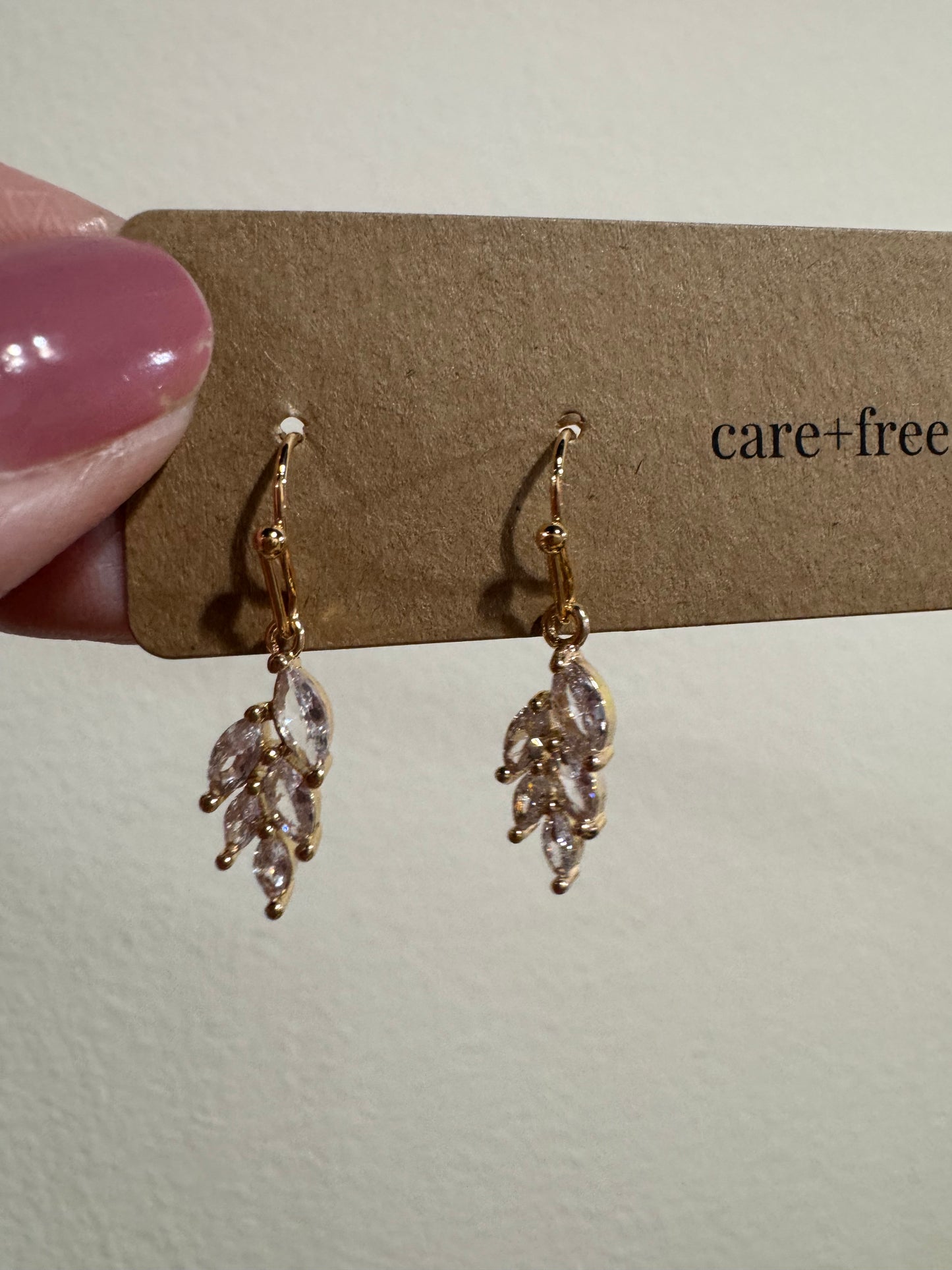 Rhinestone Vine Mini Earrings