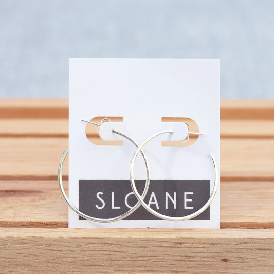 Everyday Hoops in Sterling Silver