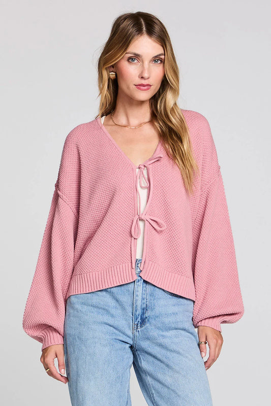 Ellyn Cardigan Sweater in Mulberry