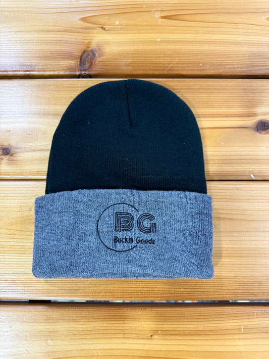 Buckin Good Beanie in Blk/Grey