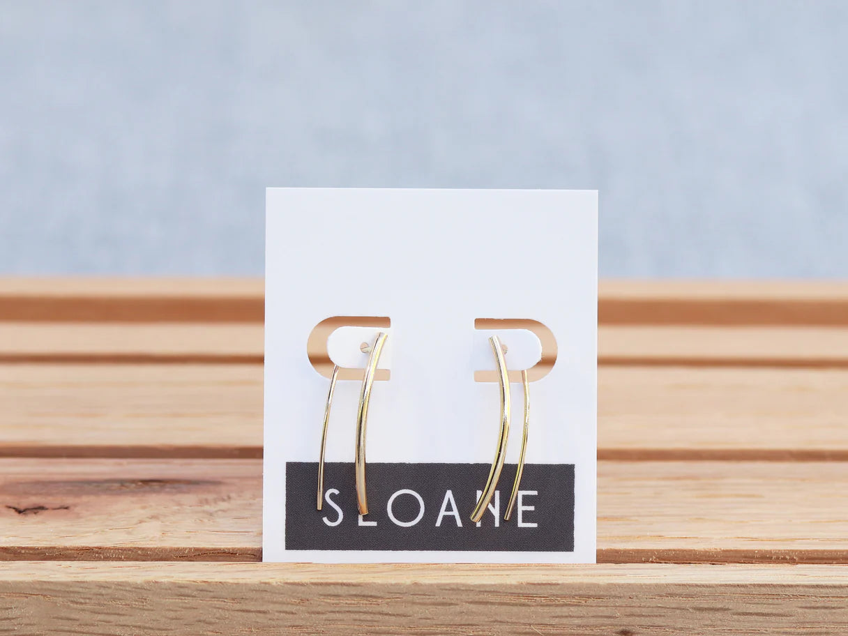 Ear Climbers in Gold