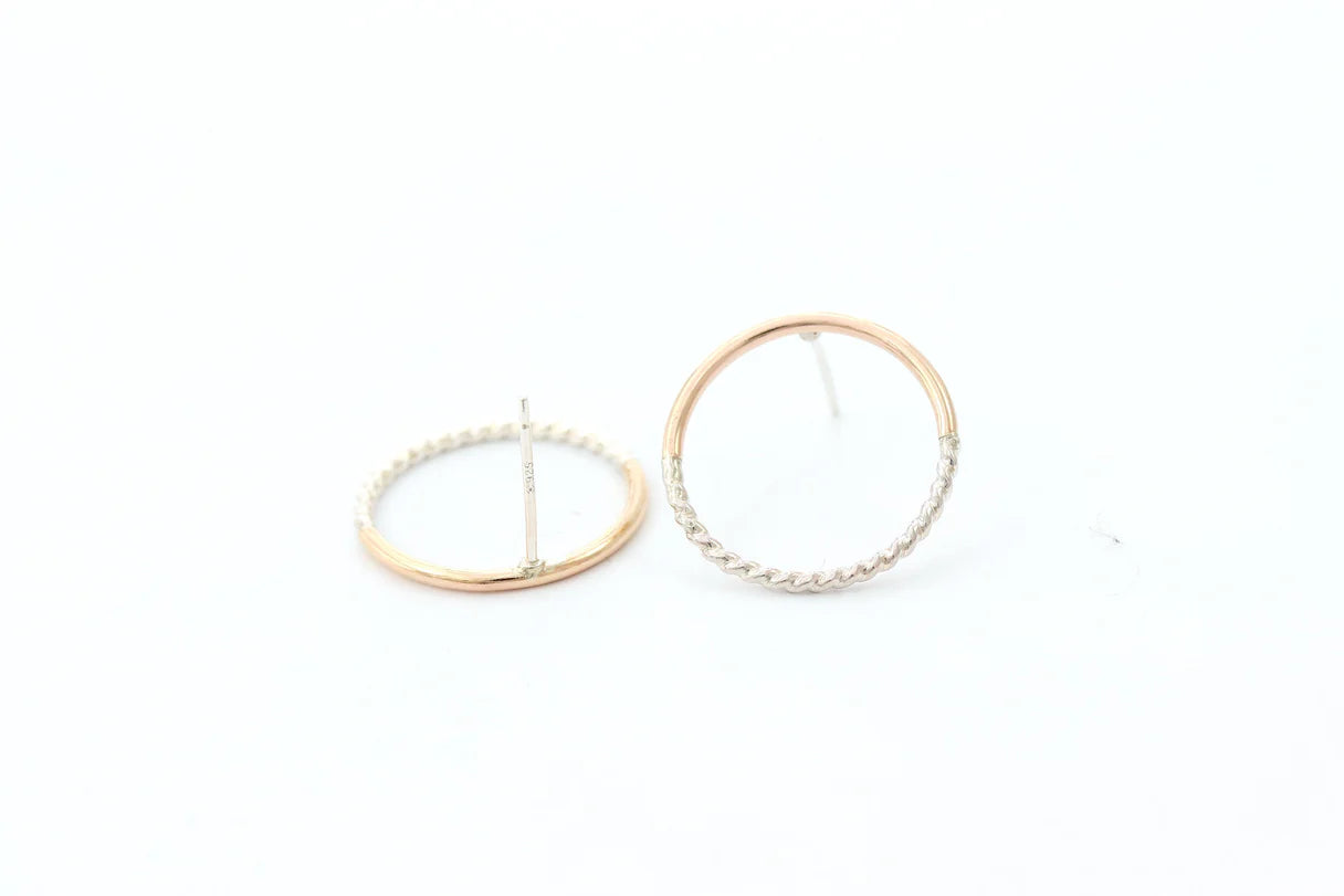 Mixed Circle Studs