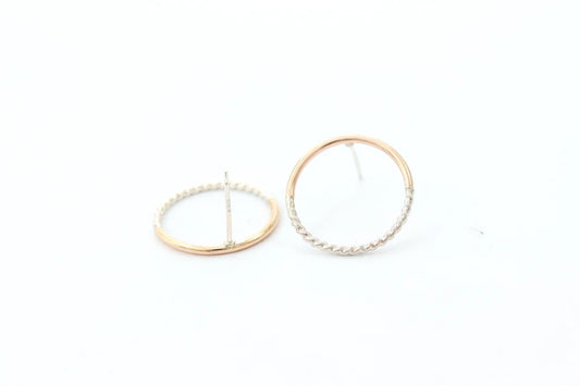 Mixed Circle Studs