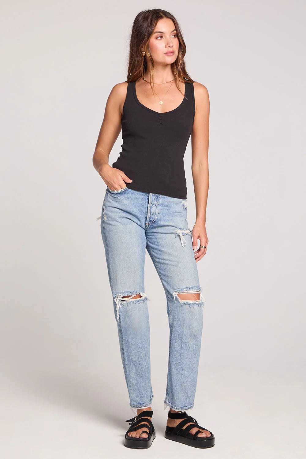 Slim Tank in Black